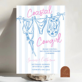 Inbjudan till Coastal Cowgirl möhippa
