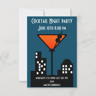 Inbjudan till Cocktail-nattparti