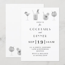 Inbjudan till Cocktail- och dryckespart