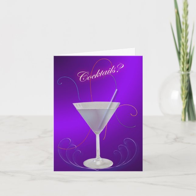 Inbjudan till Cocktail-part (Framsida)