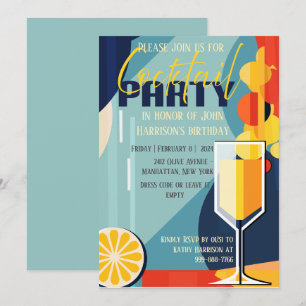 Inbjudan till cocktail party