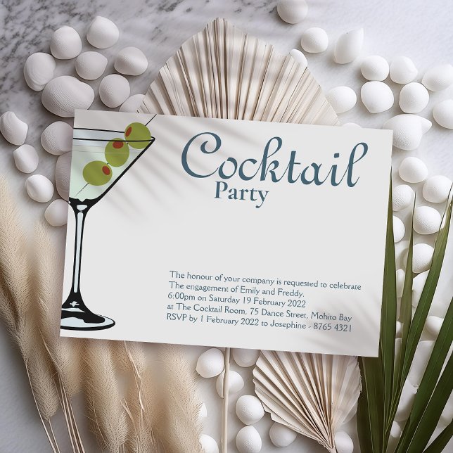 Inbjudan till Cocktail Party Martini (Skapare uppladdad)