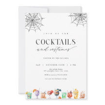 Inbjudan till Cocktails & Costumes Halloween fest
