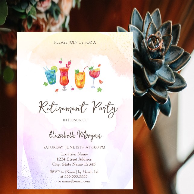 Inbjudan till Cocktails Fruits Pension (Skapare uppladdad)