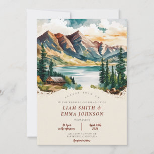 Inbjudan till Colorado Mountain Destination Weddin