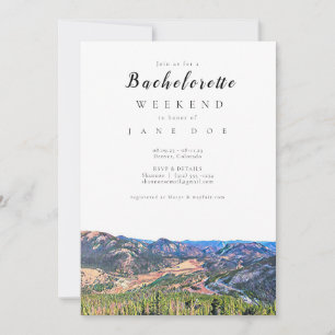Inbjudan till Colorado Mountains Bachelorette-part