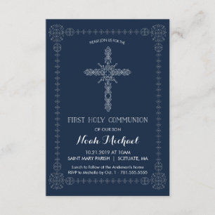 Inbjudan till Communion Boys Elegant Kor för först