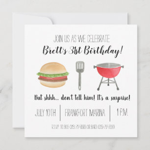 Inbjudan till Cookout Birthday