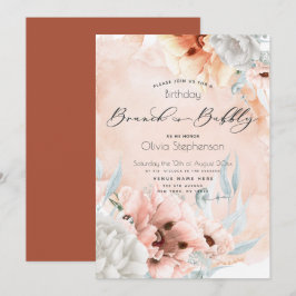 Inbjudan till Coral  Brunch BubLY Birthday