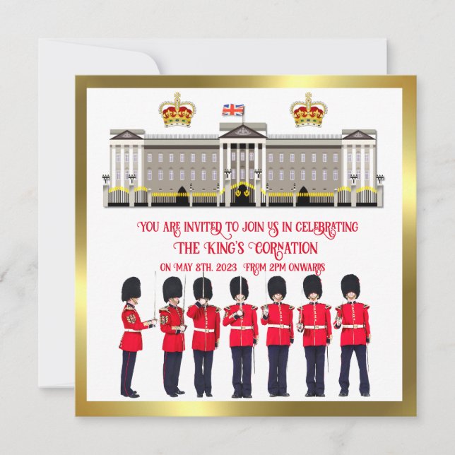 Inbjudan till Coronation Firande (Framsida)