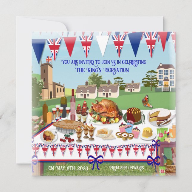 Inbjudan till Coronation Firande Lunch (Framsida)