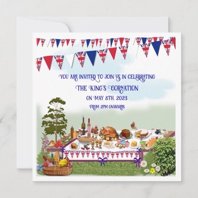 Inbjudan till Coronation Firande Lunch (Framsida)