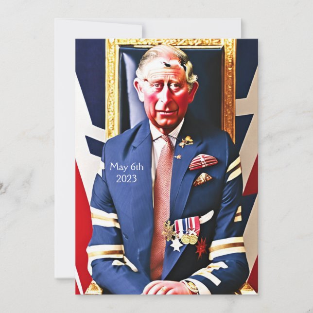Inbjudan till Coronation Party (Framsida)