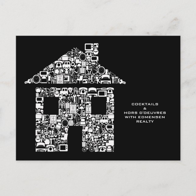 Inbjudan till Corporate Event Cocktail Party DIY (Framsida)