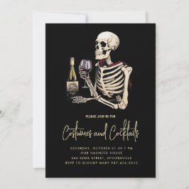 Inbjudan till Costume Halloween fest