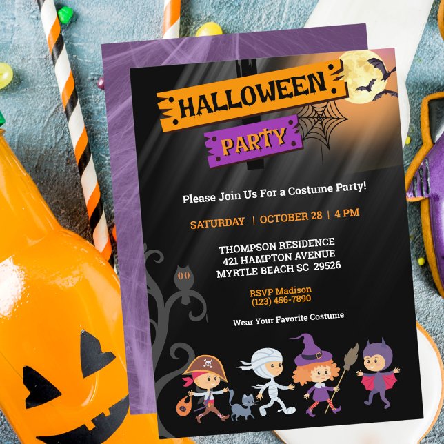 Inbjudan till Costume Kids Halloween fest (Skapare uppladdad)