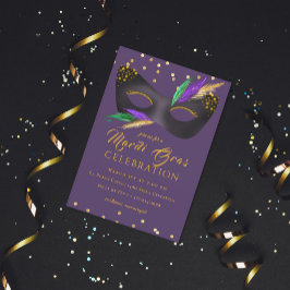 Inbjudan till Costume Party Mardi Gras