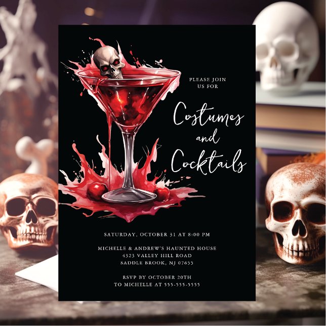 Inbjudan till Costumes & Cocktail Halloween fest (Skapare uppladdad)