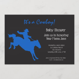 Inbjudan till Cowboy Baby Shower Party Party-grupp