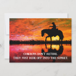Inbjudan till Cowboys, Horse & Sunset Pension