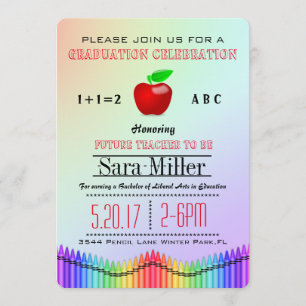 Inbjudan till Crayon- och Apple Teacher-Studenten
