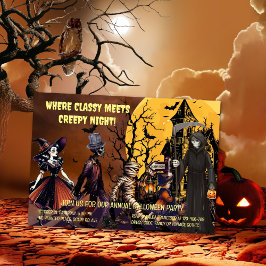 Inbjudan till Creepy Roligt Halloween fest