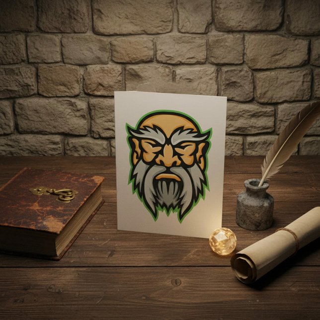 Inbjudan till Cronos Grekiska Gud Grått Beard (Skapare uppladdad)