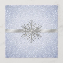 Inbjudan till Crystal Blue Winter Wedding