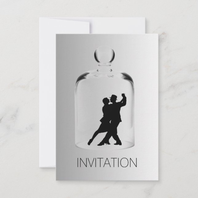 Inbjudan till Crystal Tango Night Klubb Party Vip (Framsida)