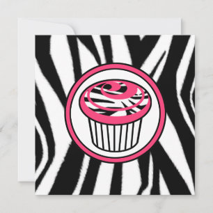 Inbjudan till Cupaka Mode - Zebra tryck/Rosa