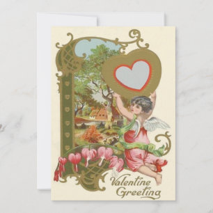 Inbjudan till Cupid Cherub Angel Heart Wedding