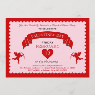 Inbjudan till Cupid Valentine Day