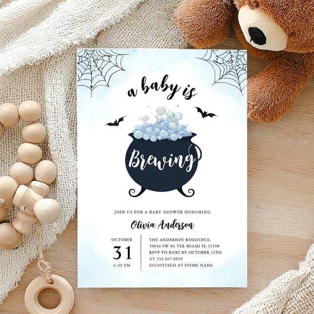 Inbjudan till Cute Baby Shower Halloween (Skapare uppladdad)