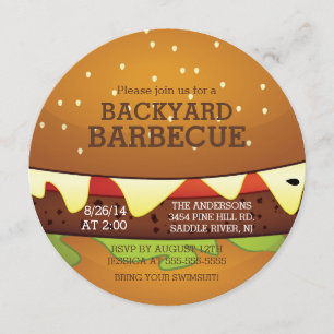 Inbjudan till Cute Burger Summer BBQ-partiet