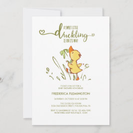 Inbjudan till Cute Duckling Baby Shower