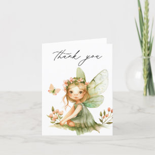 Inbjudan till Cute Fairy First Birthday