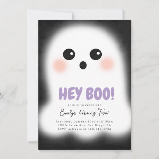 Inbjudan till Cute Ghost Halloween fest
