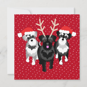 Inbjudan till Cute Julfest med Schnauzers