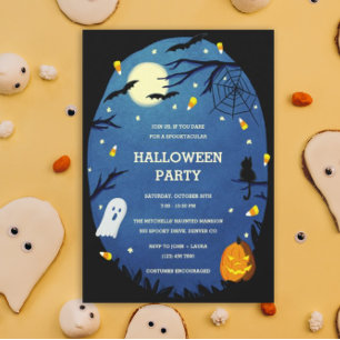 Inbjudan till Cute Kids Halloween fest