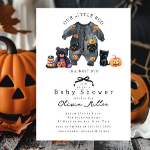 Inbjudan till Cute Little Boo Baby Shower