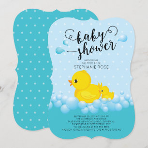 Inbjudan till Cute Mamma Anka & Baby Shower