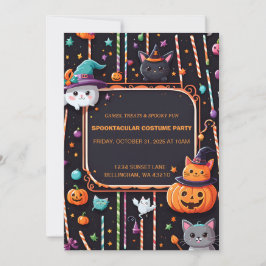 Inbjudan till Cute Spooktacular Halloween fest