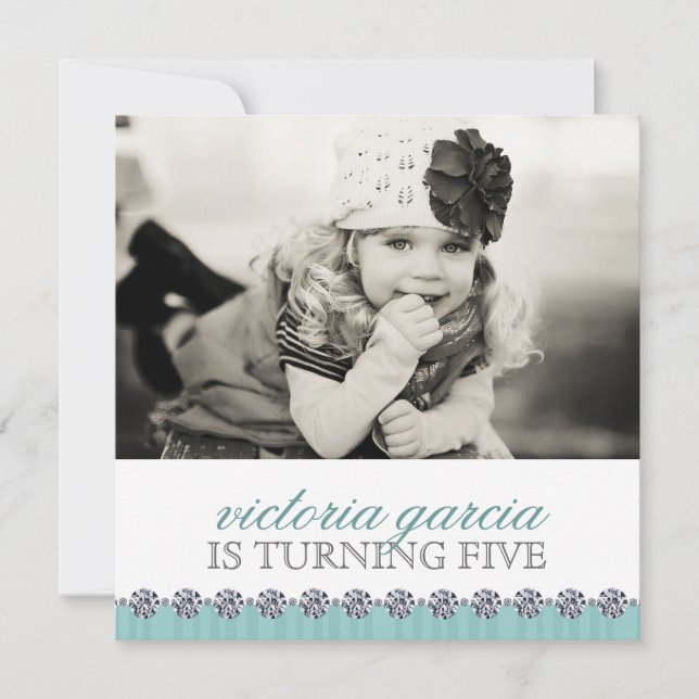 Inbjudan till Cute Whimsical Kids Party (Framsida)