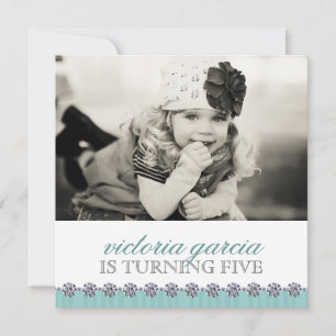 Inbjudan till Cute Whimsical Kids Party