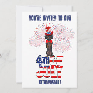 Inbjudan till Dachshund-partiet i independence day