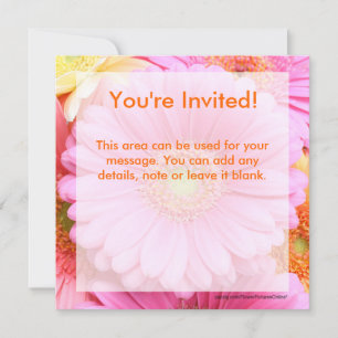Inbjudan till Daisy - Rosa Gerber Daisy