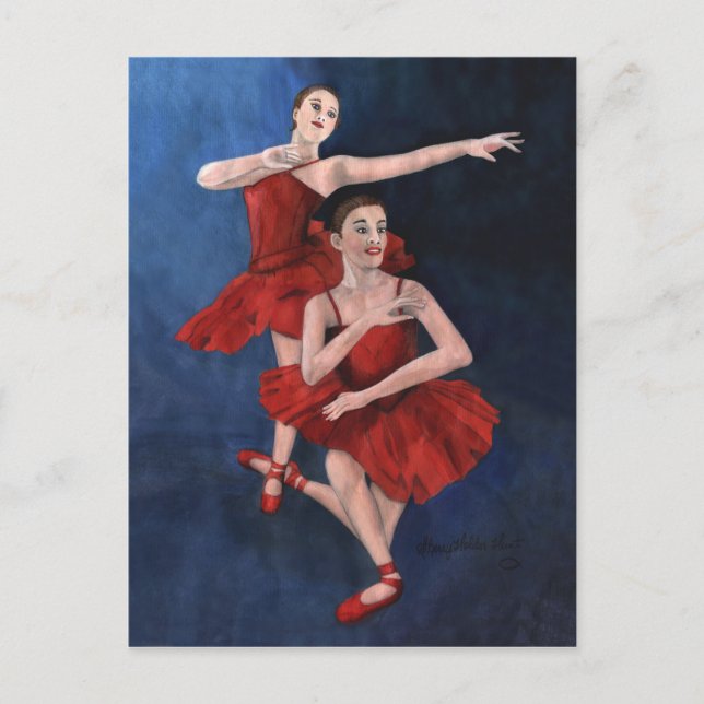 Inbjudan till Dance Skäl Vykort (Framsida)