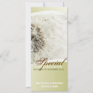 Inbjudan till Dandelion Speciell Party