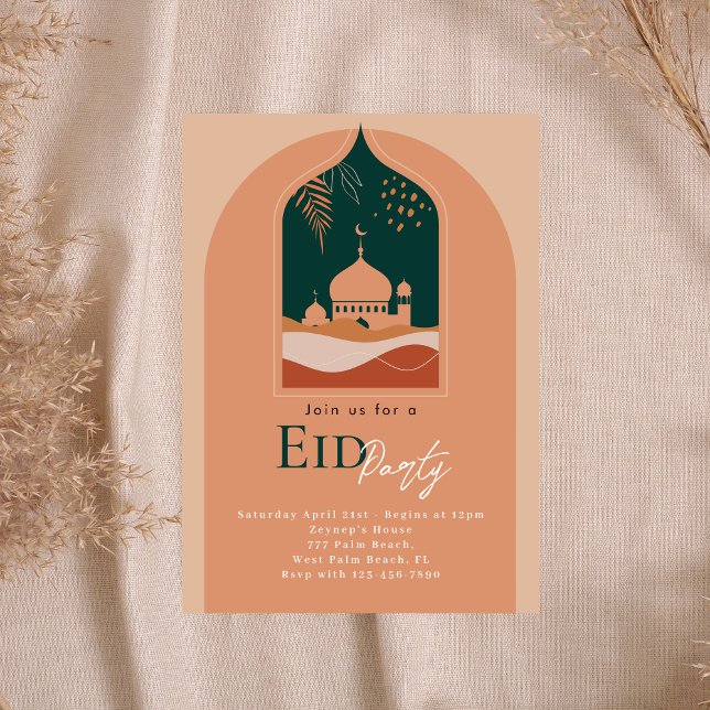 Inbjudan till den bohemiska Eleganten Eid Party (Skapare uppladdad)