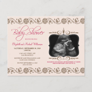 Inbjudan till den fördärvliga Sonogram babysknappe